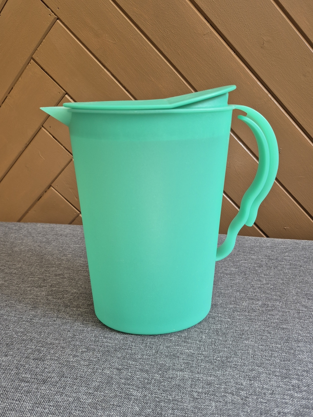 Green Plastic Pitcher Tupperware - Home Dining